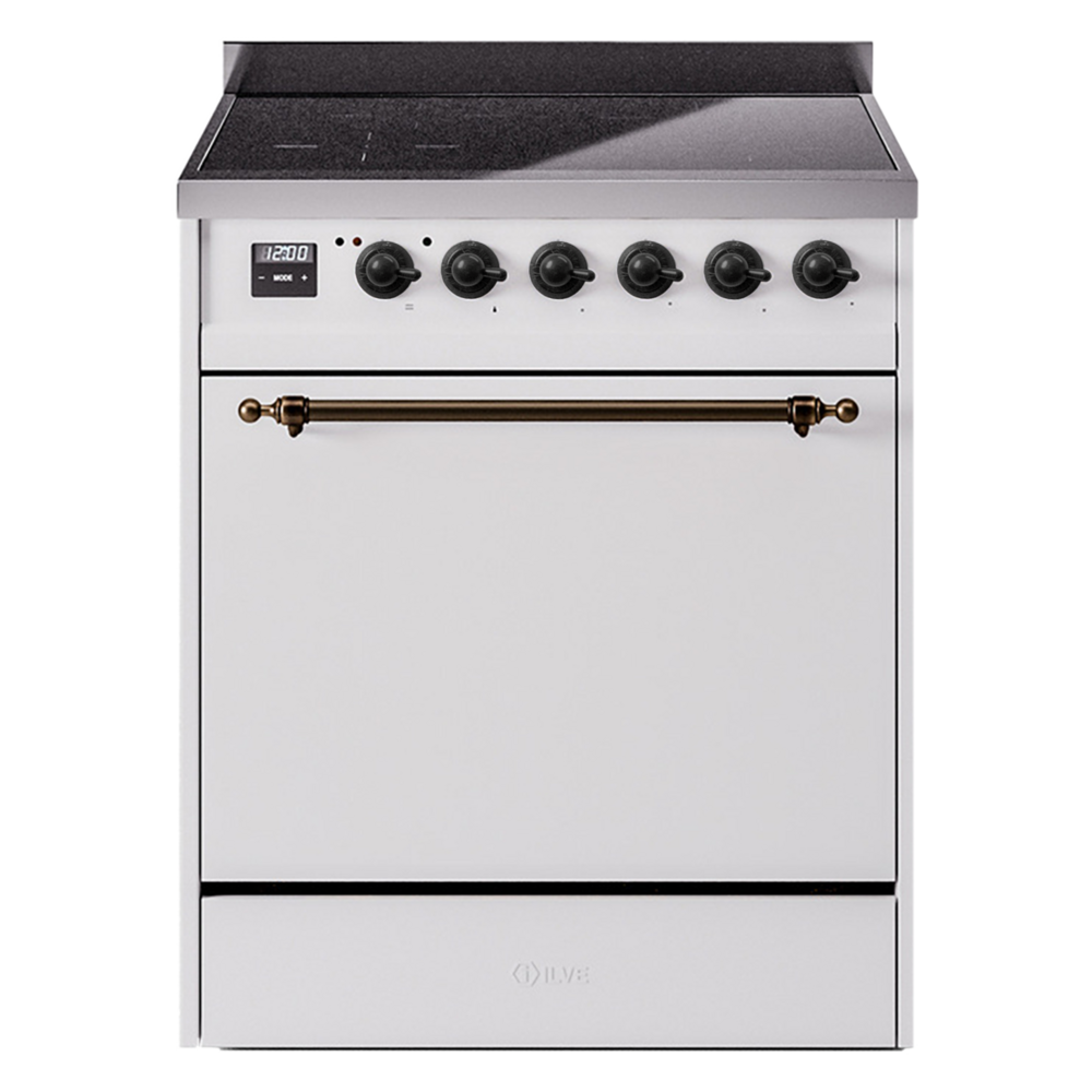 Nostalgie II 30 inch Induction Range with 4 Elements UPI304QNMPWHB
