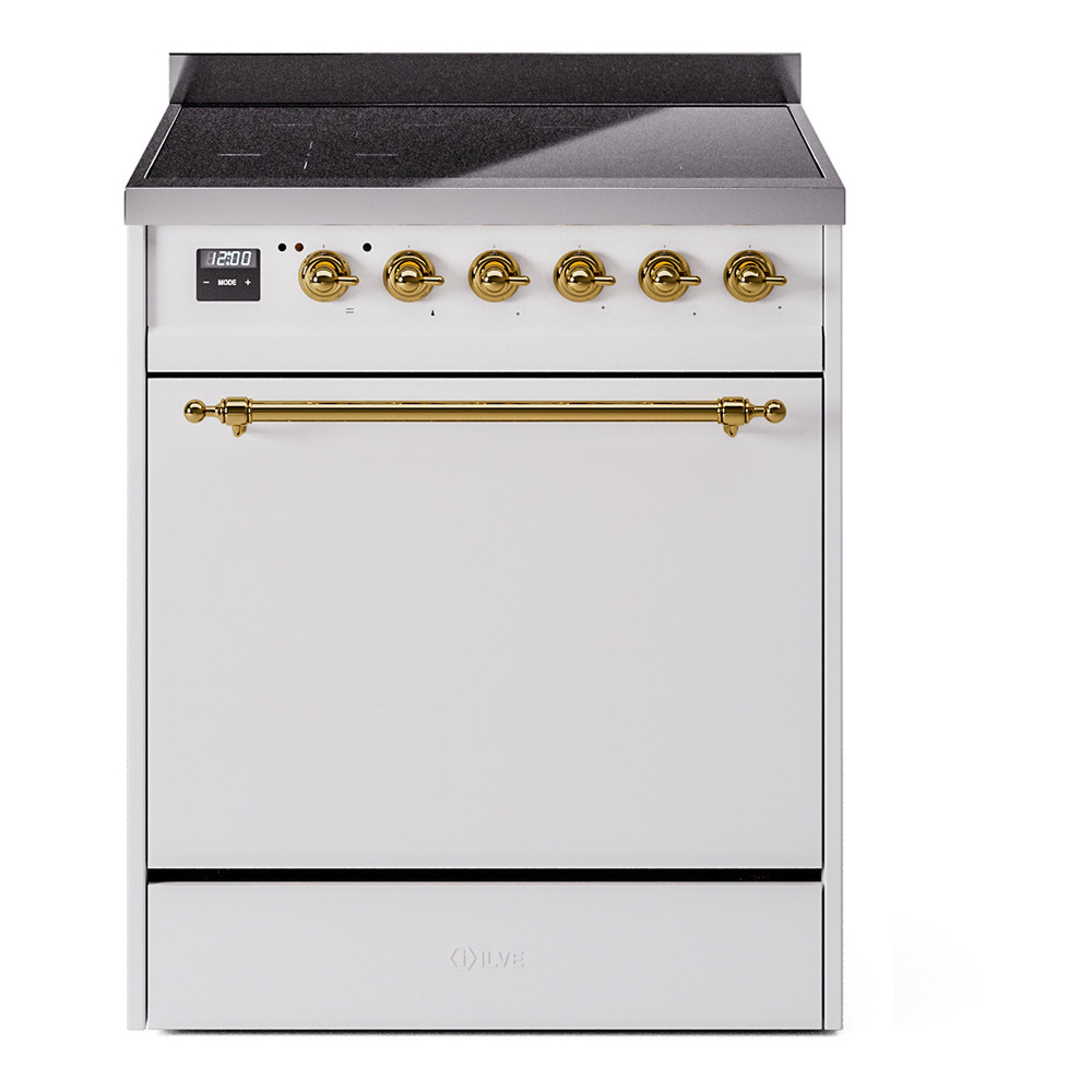 Nostalgie II 30 inch Induction Range with 4 Elements UPI304QNMPWHG