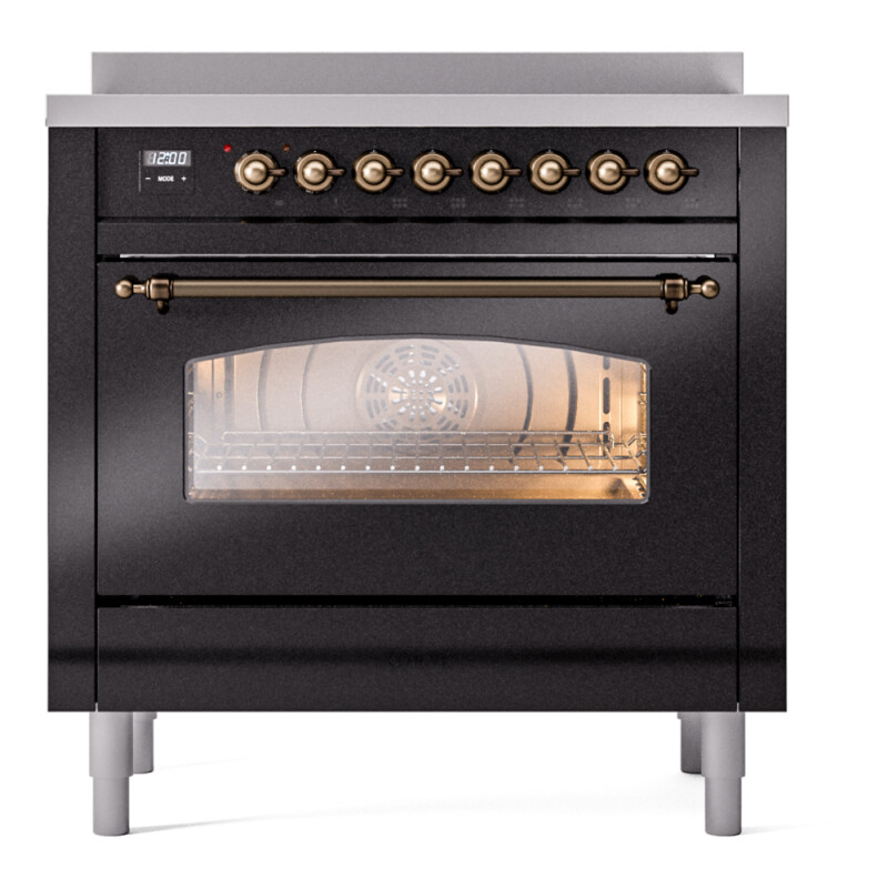 Nostalgie II 36 inch Induction Range with 6 Elements UPI366NMPBKB