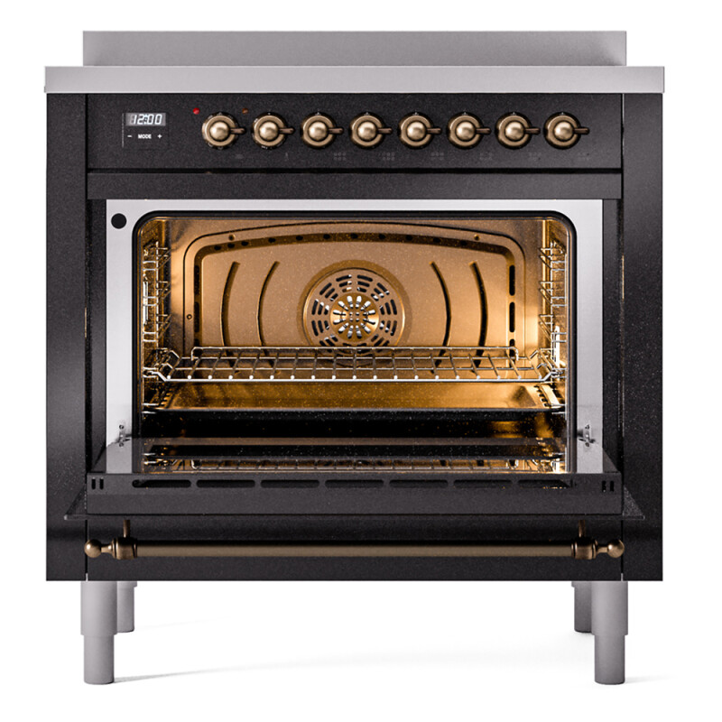 Nostalgie II 36 inch Induction Range with 6 Elements UPI366NMPBKB