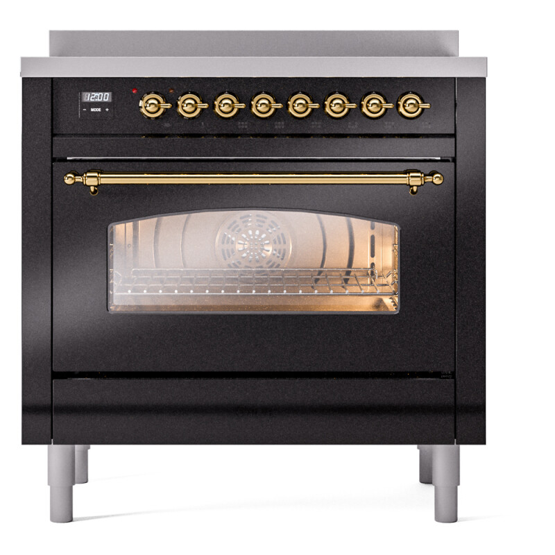 Nostalgie II 36 inch Induction Range with 6 Elements UPI366NMPBKG
