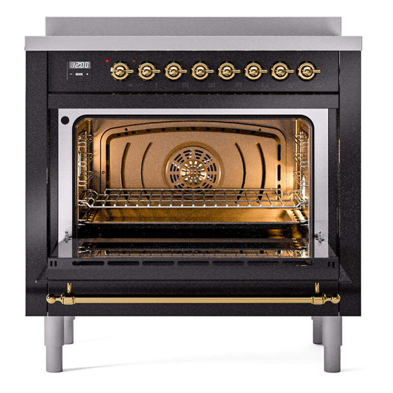 Nostalgie II 36 inch Induction Range with 6 Elements UPI366NMPBKG