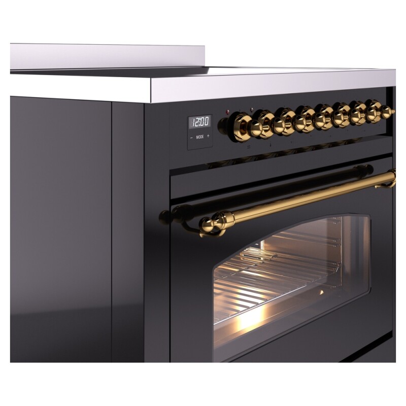Nostalgie II 36 inch Induction Range with 6 Elements UPI366NMPBKG