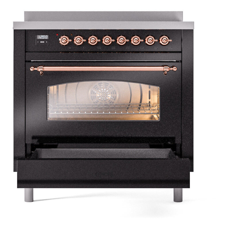 Nostalgie II 36 inch Induction Range with 6 Elements UPI366NMPBKP