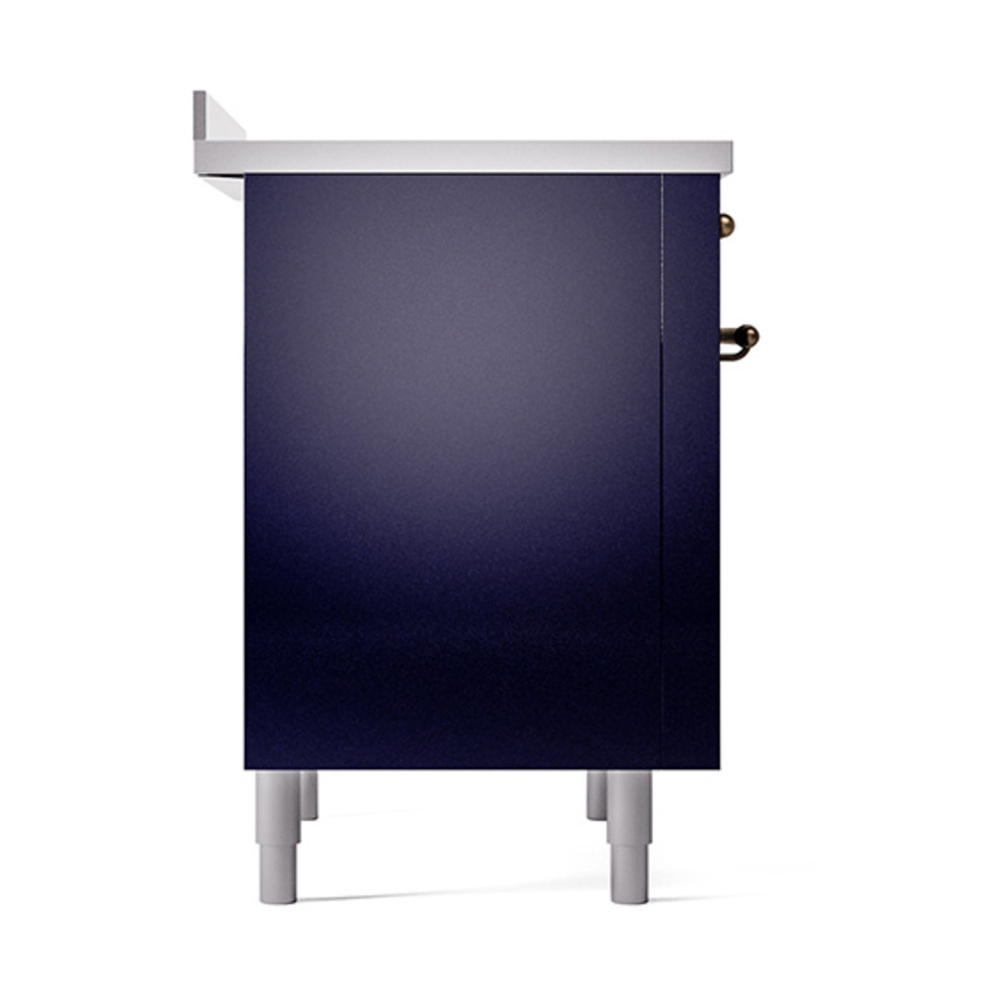 Nostalgie II 36 UPI366QNMPMGB Freestanding Electric Range Range with Induction Single Oven with Solid Door with Bronze knobs UPI366QNMPMGB