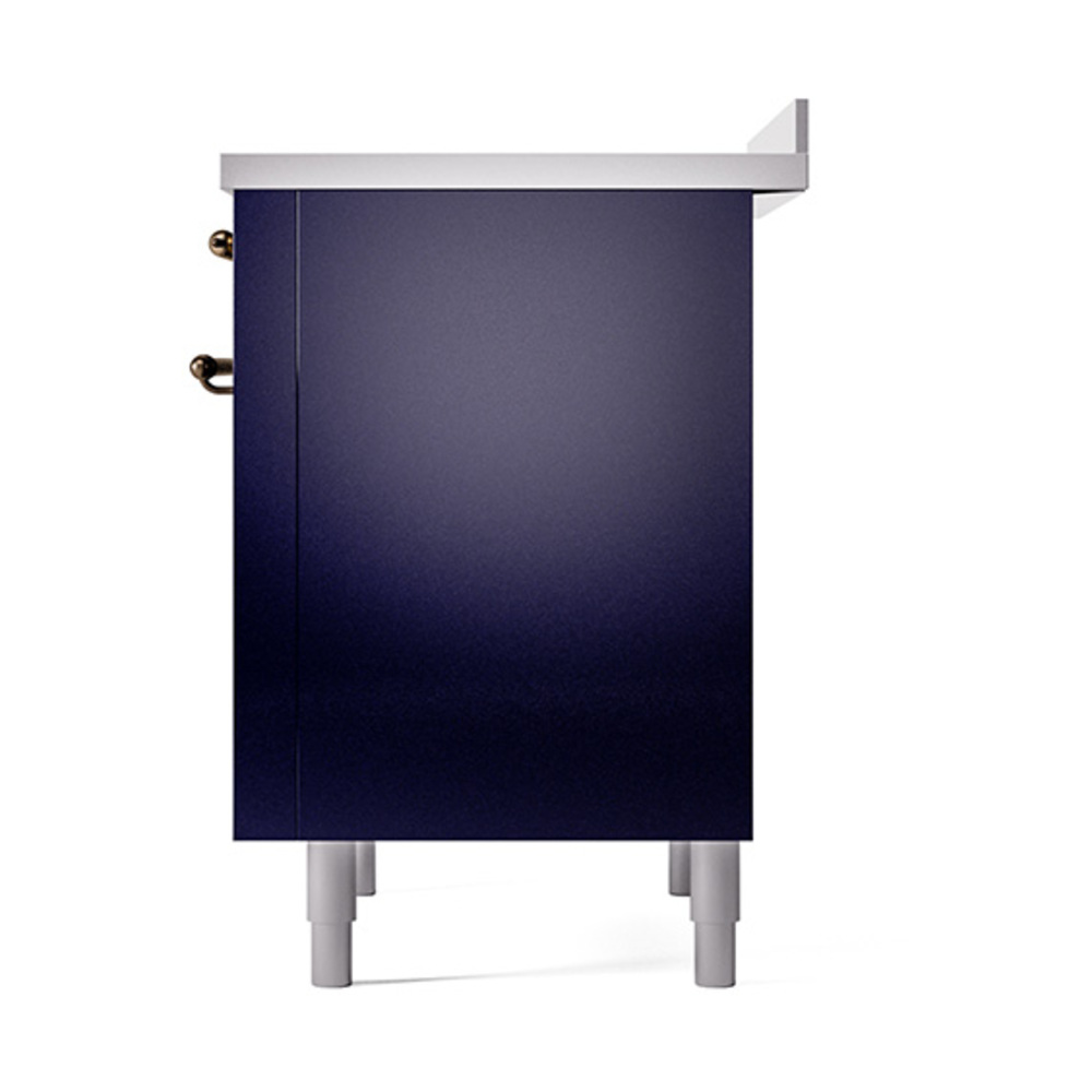 Nostalgie II 36 UPI366QNMPMGB Freestanding Electric Range Range with Induction Single Oven with Solid Door with Bronze knobs UPI366QNMPMGB