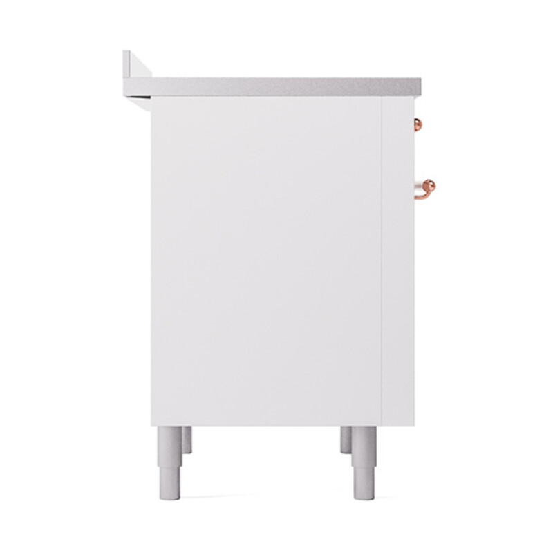 Nostalgie II 36 UPI366QNMPWHP Freestanding Electric Range Range with Induction Single Oven with Solid Door with Copper knobs UPI366QNMPWHP