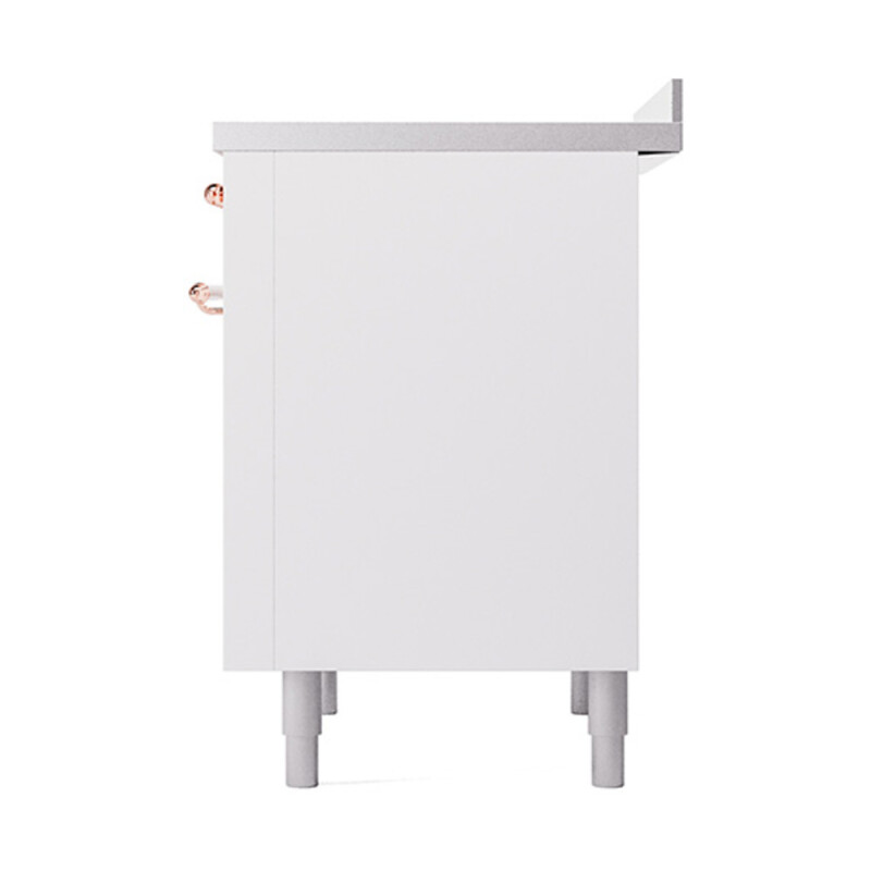 Nostalgie II 36 UPI366QNMPWHP Freestanding Electric Range Range with Induction Single Oven with Solid Door with Copper knobs UPI366QNMPWHP
