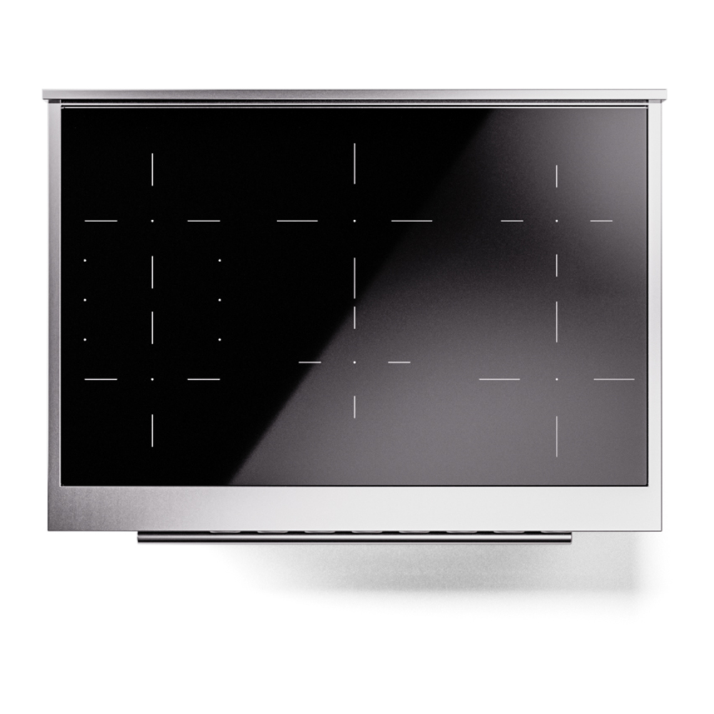 Professional Plus II 36 UPI366WMPBG Freestanding Electric Range Range with Induction Single Oven with Triple Glass Door with Stainless Steel knobs UPI366WMPBG