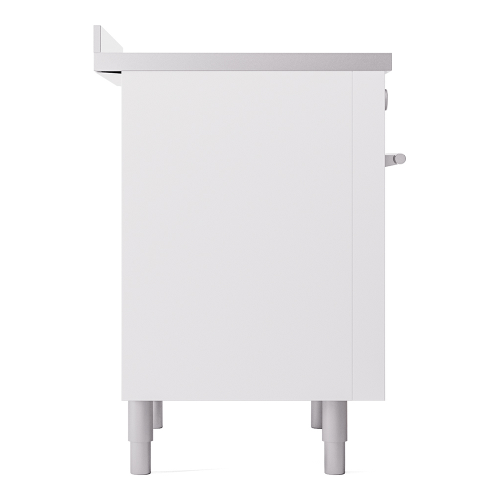 Professional Plus II 36 UPI366WMPWH Freestanding Electric Range Range with Induction Single Oven with Triple Glass Door with Stainless Steel knobs UPI366WMPWH
