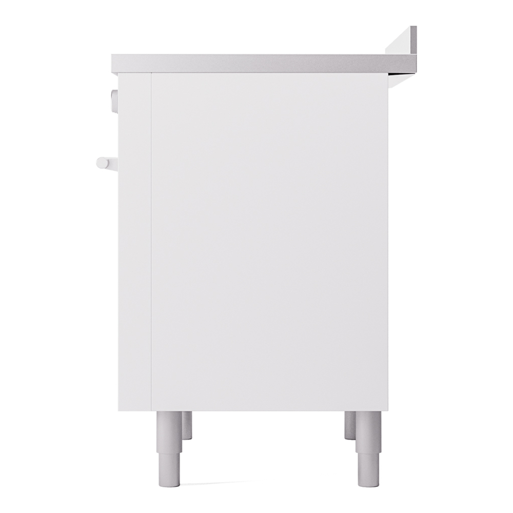 Professional Plus II 36 UPI366WMPWH Freestanding Electric Range Range with Induction Single Oven with Triple Glass Door with Stainless Steel knobs UPI366WMPWH