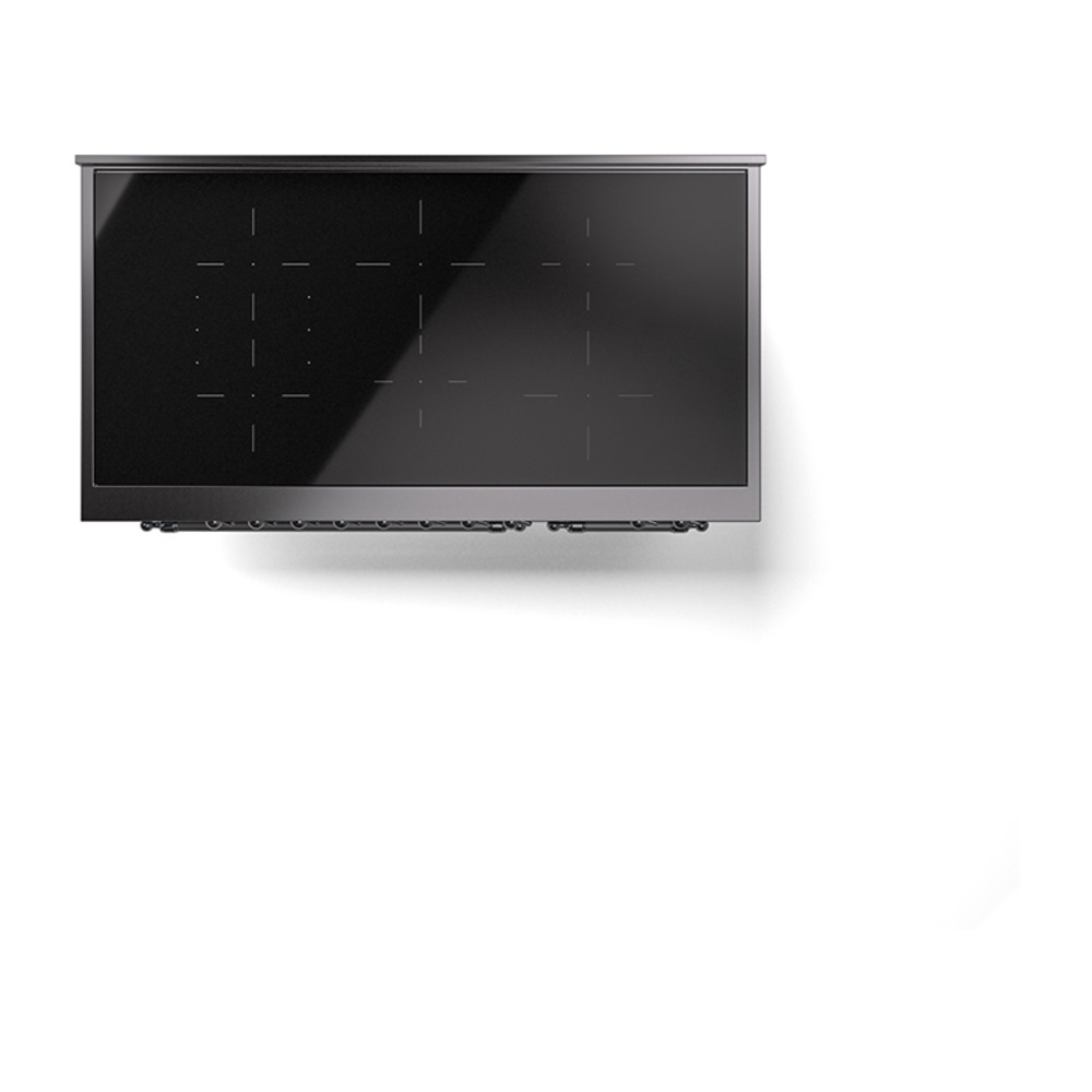 Nostalgie II 48 UPI486NMPBGC Freestanding Electric Range Range with Induction Double Oven with Triple Glass Door with Chrome knobs UPI486NMPBGC