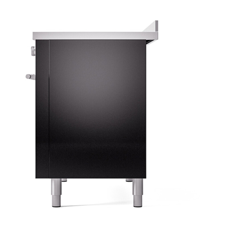 Professional Plus II 48 UPI486QMPBK Freestanding Electric Range Range with Induction Double Oven with Solid Door with Stainless Steel knobs UPI486QMPBK