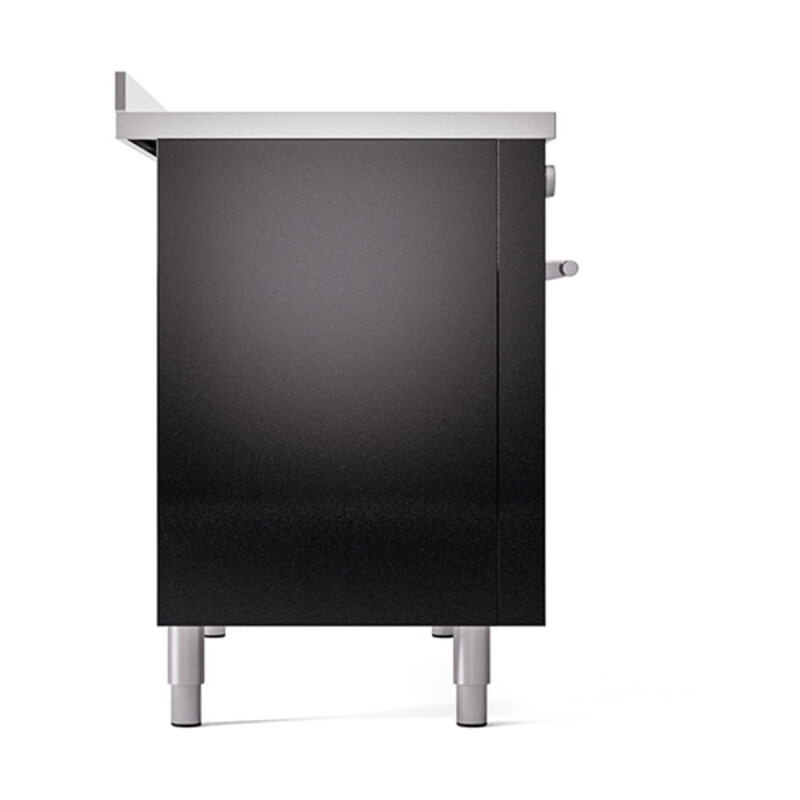 Professional Plus II 48 UPI486WMPBK Freestanding Electric Range Range with Induction Double Oven with Triple Glass Door with Stainless Steel knobs UPI486WMPBK