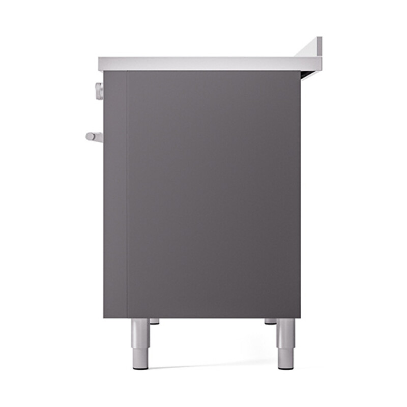 Professional Plus II 48 UPI486WMPMG Freestanding Electric Range Range with Induction Double Oven with Triple Glass Door with Stainless Steel knobs UPI486WMPMG