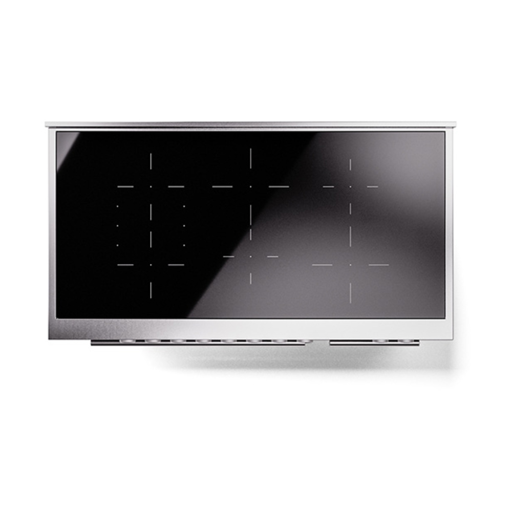 Professional Plus II 48 UPI486WMPWH Freestanding Electric Range Range with Induction Double Oven with Triple Glass Door with Stainless Steel knobs UPI486WMPWH