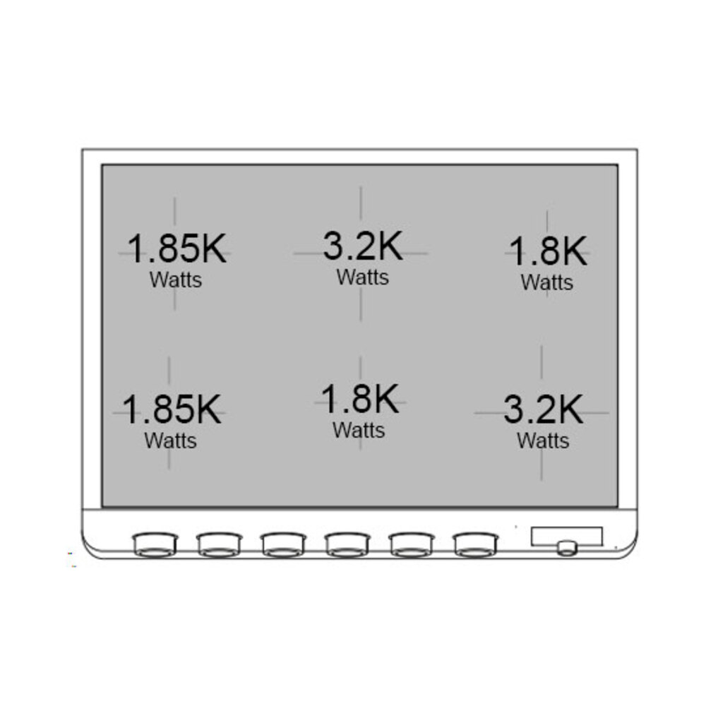 Panoramagic 36 inch Induction Range with 6 Elements UPMI09S3SS