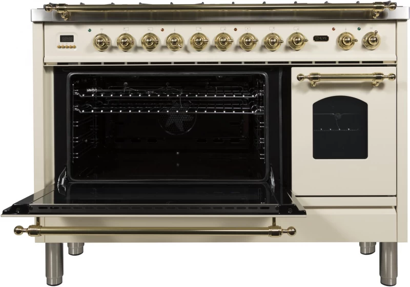Nostalgie Series 48" Dual Fuel Liquid Propane Freestanding Range UPN120FDMPALP