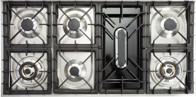 Nostalgie Series 48" Dual Fuel Liquid Propane Freestanding Range UPN120FDMPALP