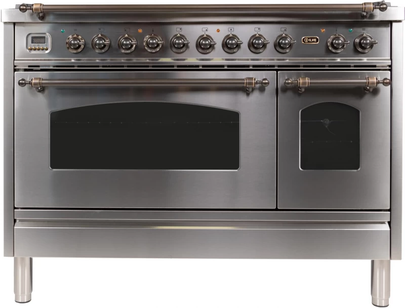 Nostalgie Series 48" Dual Fuel Natural Gas Freestanding Range UPN120FDMPIY