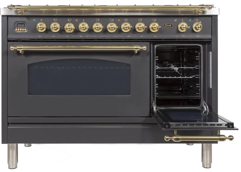 Nostalgie Series 48" Dual Fuel Natural Gas Freestanding Range UPN120FDMPM