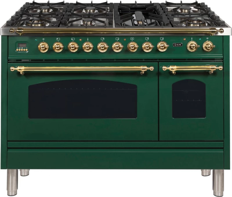 Nostalgie Series 48" Dual Fuel Natural Gas Freestanding Range UPN120FDMPVS