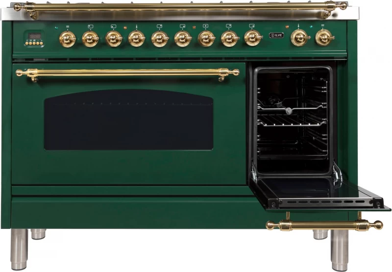Nostalgie Series 48" Dual Fuel Natural Gas Freestanding Range UPN120FDMPVS
