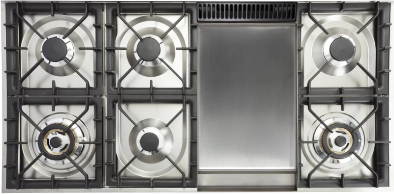 Nostalgie Series 48" Dual Fuel Liquid Propane Freestanding Range UPN120FDMPVSLP