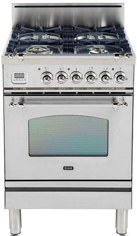 Nostalgie Series 24" Liquid Propane Freestanding Range UPN60DVGGIXLP