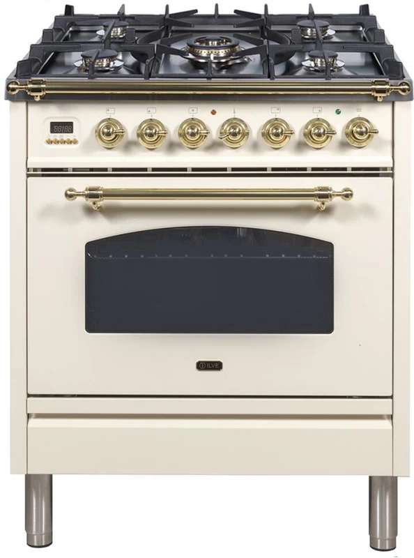 Nostalgie Series 30" Dual Fuel Liquid Propane Freestanding Range UPN76DMPALP