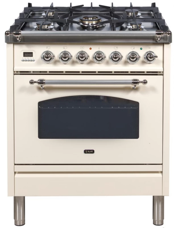 Nostalgie Series 30" Dual Fuel Liquid Propane Freestanding Range UPN76DMPAXLP