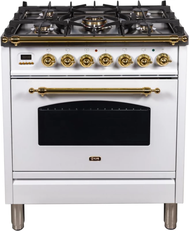 Nostalgie Series 30" Dual Fuel Liquid Propane Freestanding Range UPN76DMPBLP