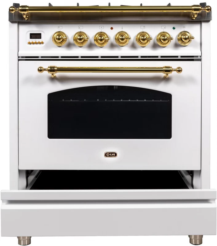 Nostalgie Series 30" Dual Fuel Liquid Propane Freestanding Range UPN76DMPBLP