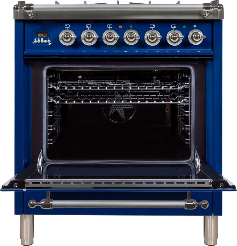 Nostalgie Series 30" Dual Fuel Natural Gas Freestanding Range UPN76DMPBLX