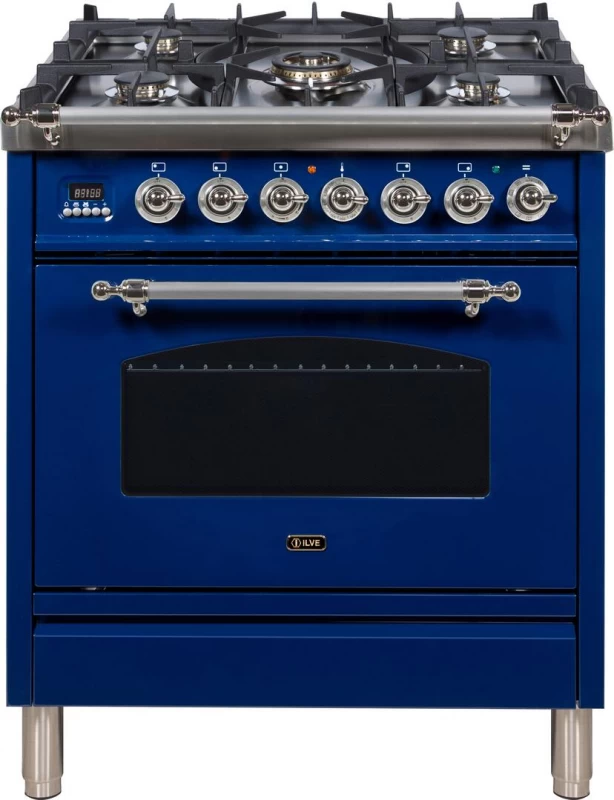 Nostalgie Series 30" Dual Fuel Liquid Propane Freestanding Range UPN76DMPBLXLP