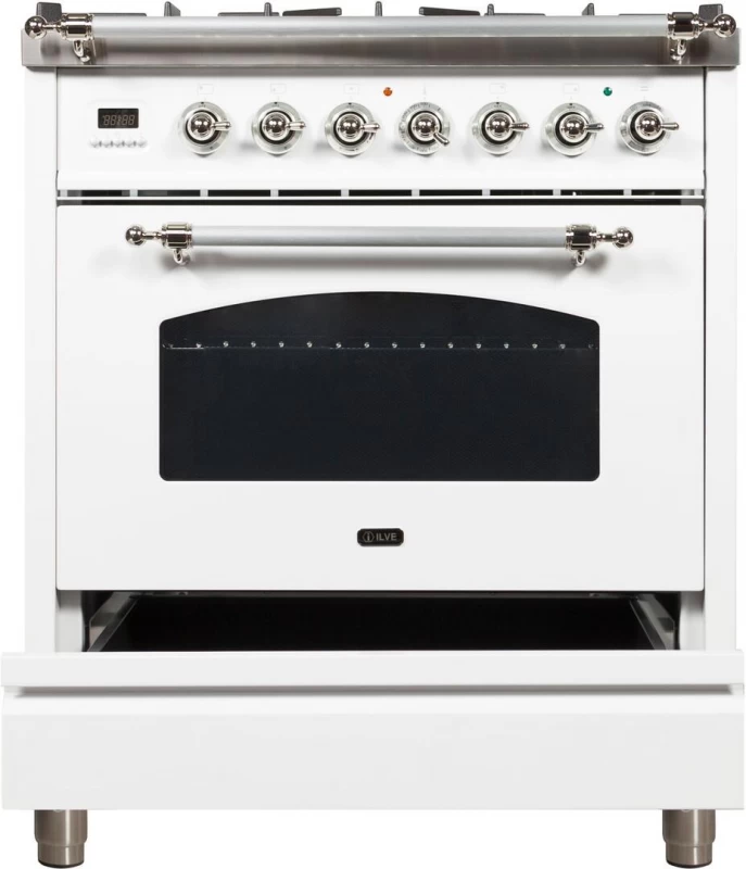 Nostalgie Series 30" Dual Fuel Liquid Propane Freestanding Range UPN76DMPBXLP