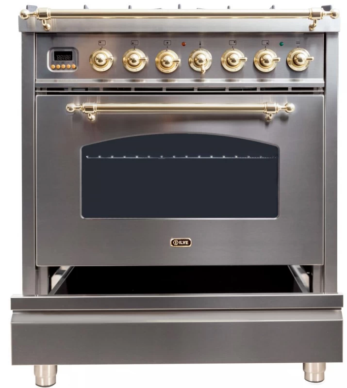 Nostalgie Series 30" Dual Fuel Liquid Propane Freestanding Range UPN76DMPILP