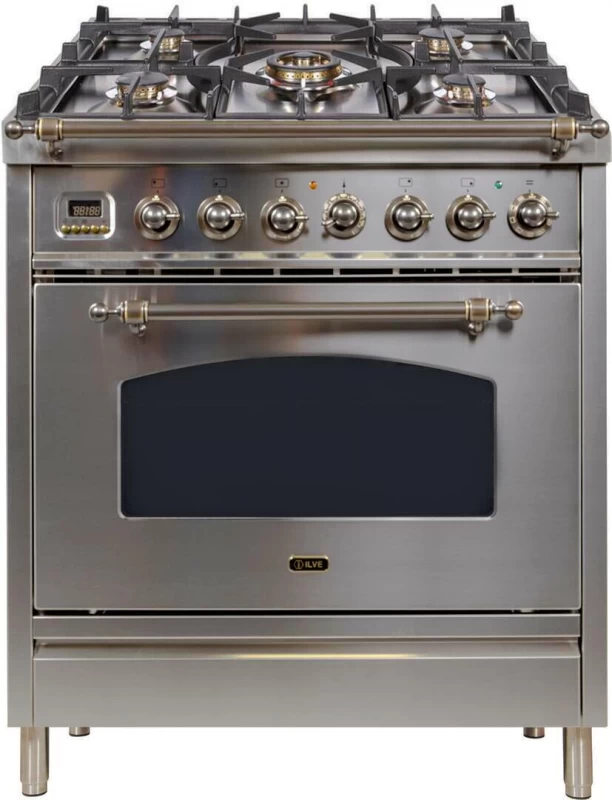 Nostalgie Series 30" Dual Fuel Liquid Propane Freestanding Range UPN76DMPIYLP