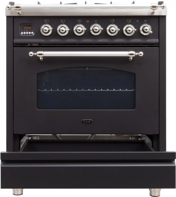 Nostalgie Series 30" Dual Fuel Liquid Propane Freestanding Range UPN76DMPMXLP