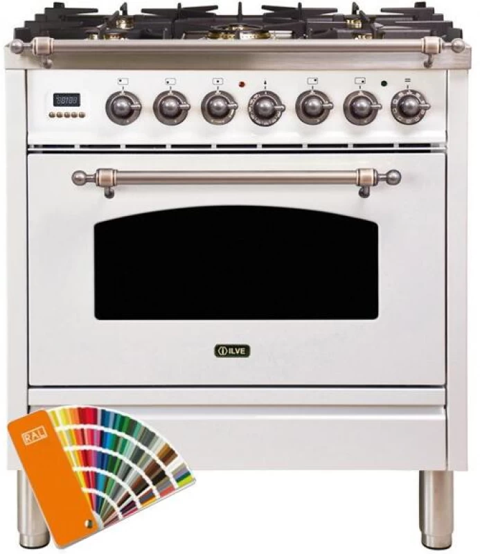 Nostalgie Series 30" Dual Fuel Liquid Propane Freestanding Range UPN76DMPRALYLP