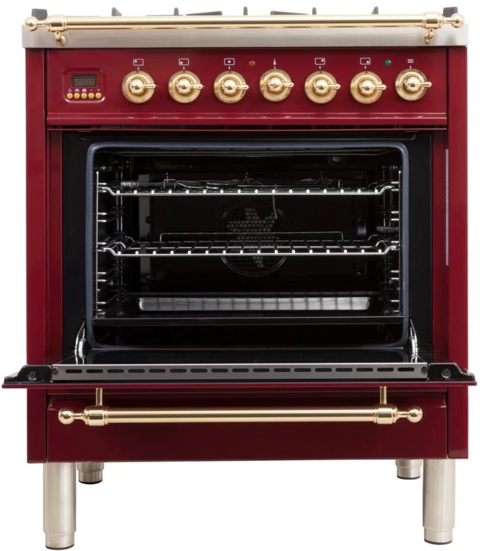 Nostalgie Series 30" Dual Fuel Liquid Propane Freestanding Range UPN76DMPRBLP
