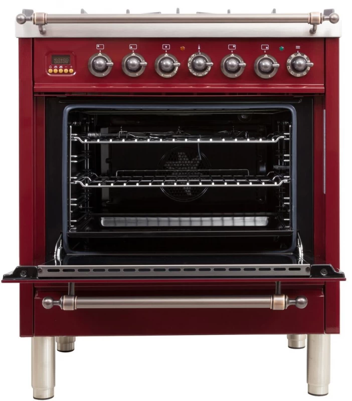 Nostalgie Series 30" Dual Fuel Liquid Propane Freestanding Range UPN76DMPRBYLP