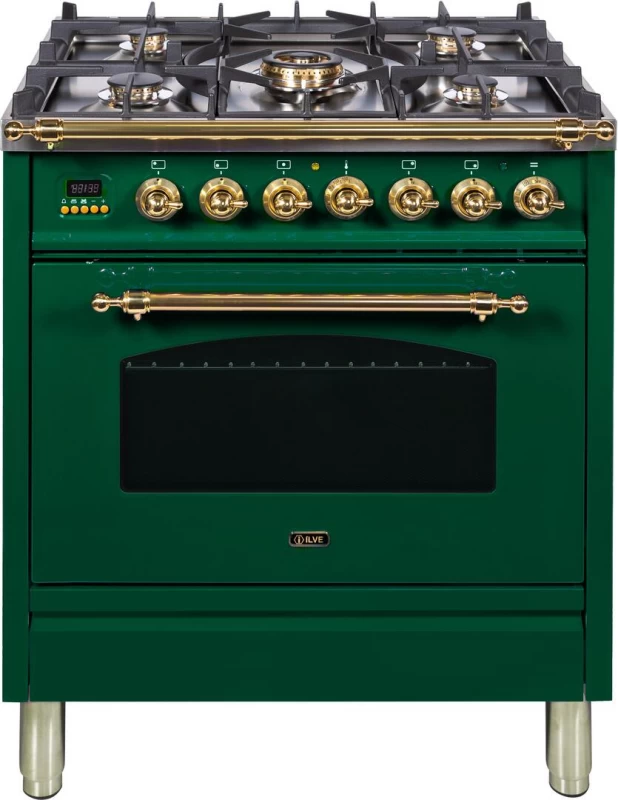 Nostalgie Series 30" Dual Fuel Liquid Propane Freestanding Range UPN76DMPVSLP