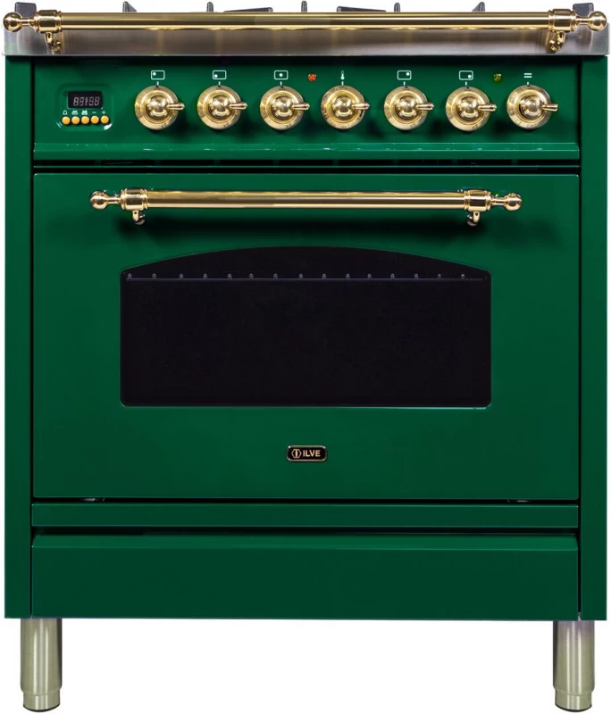 Nostalgie Series 30" Dual Fuel Liquid Propane Freestanding Range UPN76DMPVSLP