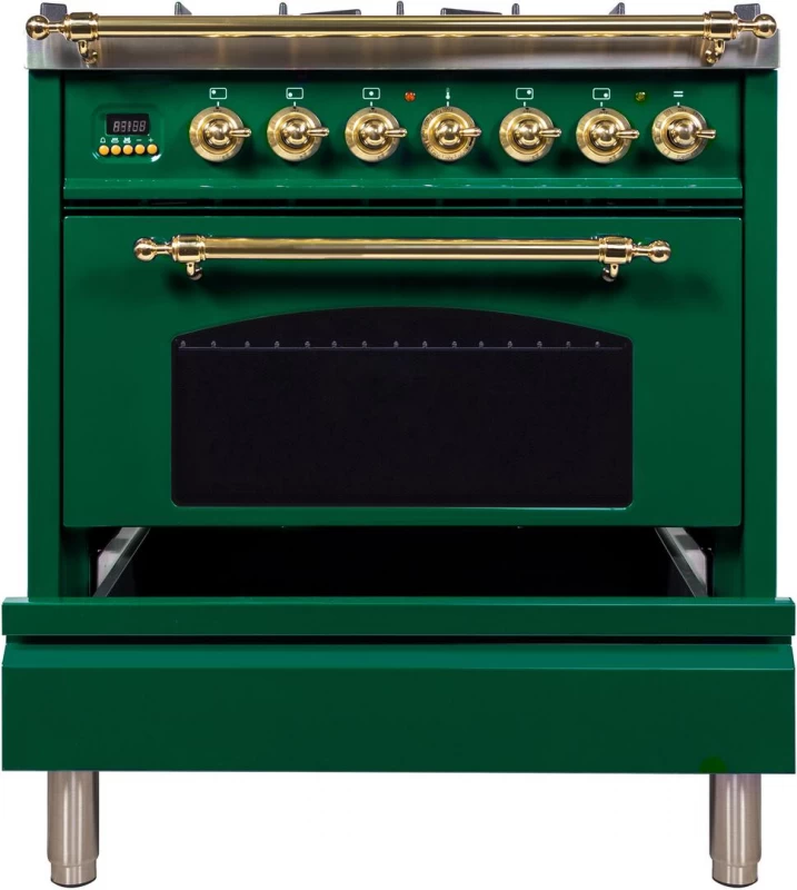 Nostalgie Series 30" Dual Fuel Liquid Propane Freestanding Range UPN76DMPVSLP