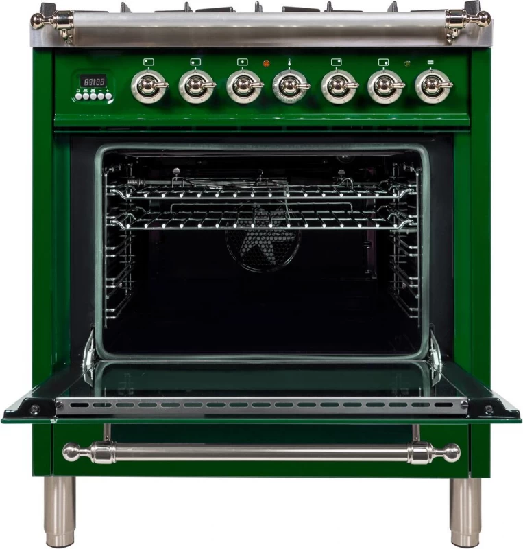 Nostalgie Series 30" Dual Fuel Liquid Propane Freestanding Range UPN76DMPVSXLP