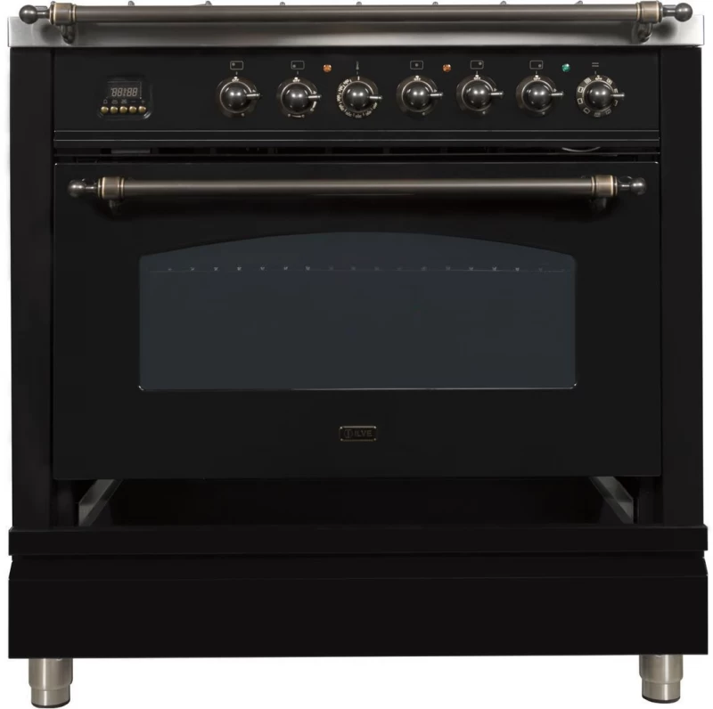 Nostalgie Series 36" Dual Fuel Natural Gas Freestanding Range UPN90FDMPNY