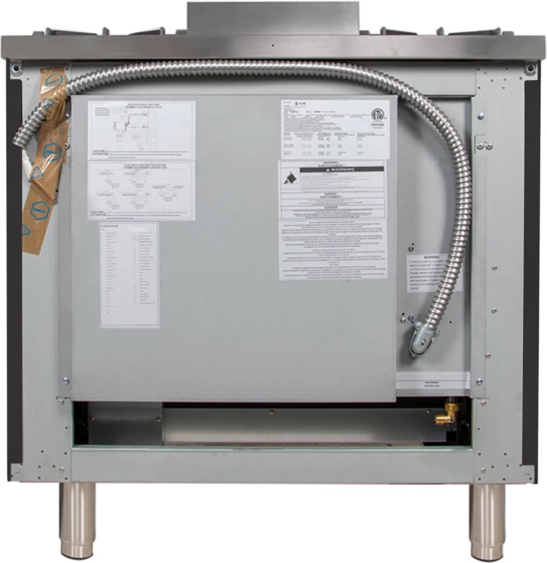 Nostalgie Series 36" Dual Fuel Natural Gas Freestanding Range UPN90FDMPNY