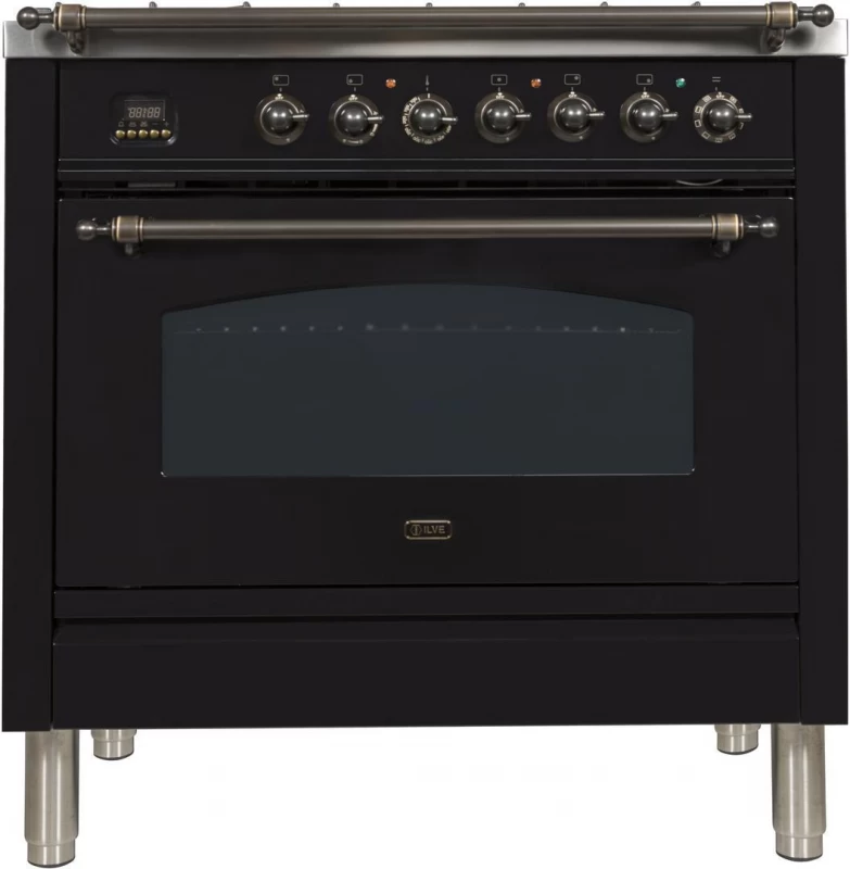 Nostalgie Series 36" Dual Fuel Liquid Propane Freestanding Range UPN90FDMPNYLP