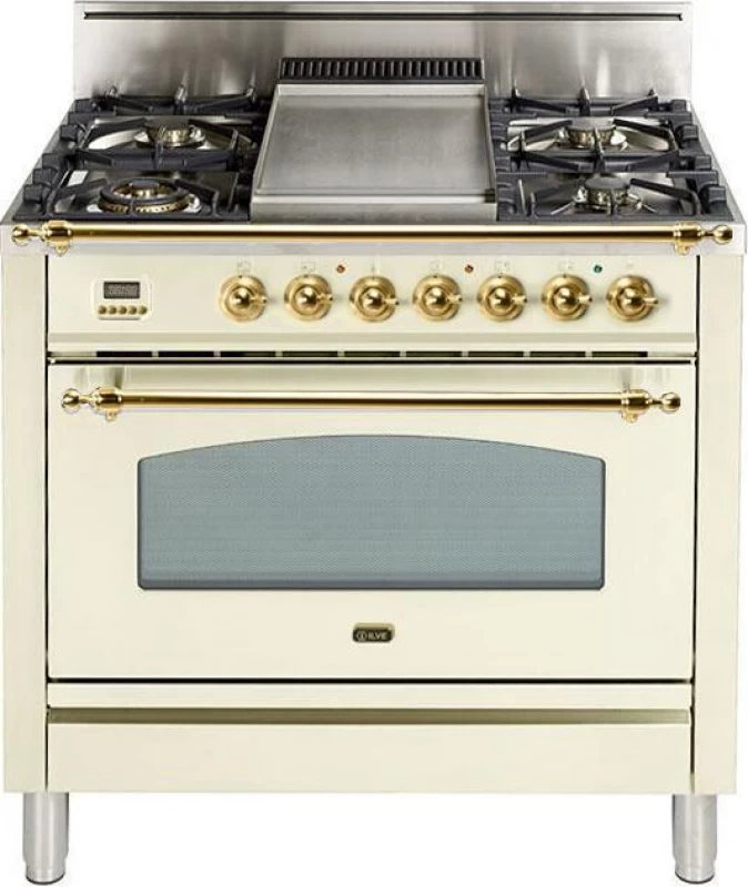 Nostalgie Series 36" Natural Gas Freestanding Range UPN90FDVGGA
